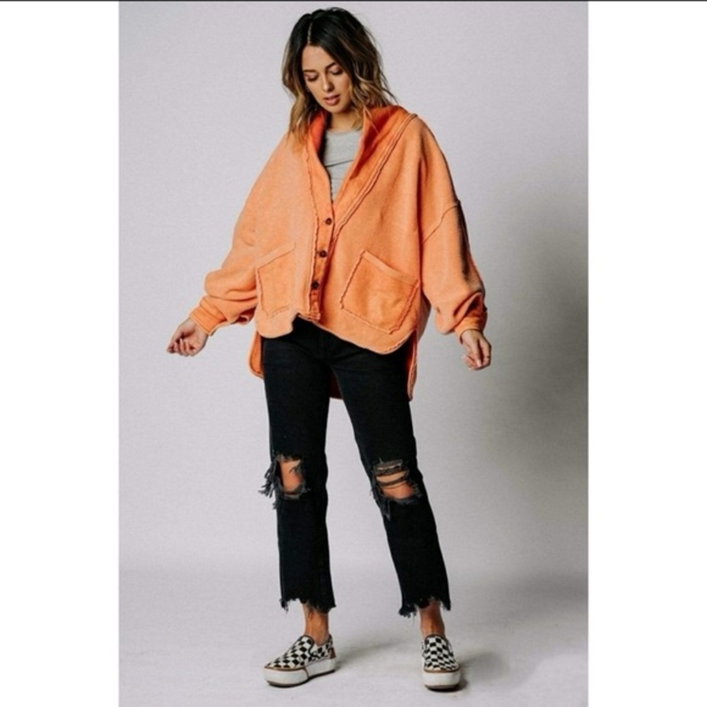 Free People Jordan Jacket size xs orange colorway